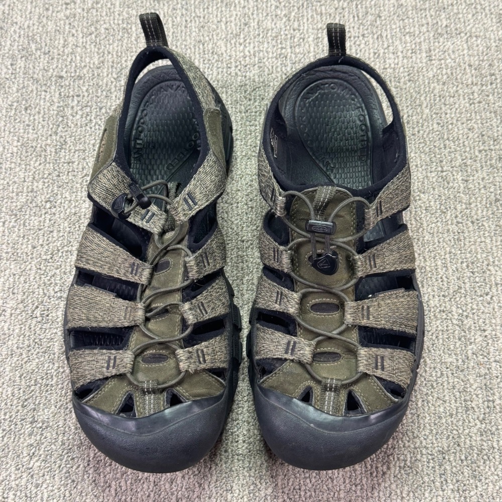 KEEN Newport H2 Men's Size 13 Olive Green Water Sandals‎ Sport Hiking Shoes
